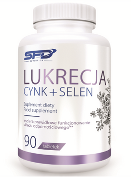 Цинк + селен SFD Nutrition Lukrecja Cynk+Selen 90 таблеток