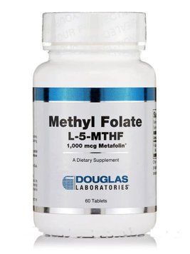 Вітамін B9 Метил Фолат Douglas Laboratories Methyl Folate L-5-MTHF 1000 мкг 60 таблеток