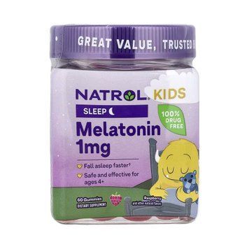 Мелатонин для детей Natrol Kids Melatonin 1mg 60 жев. конфет