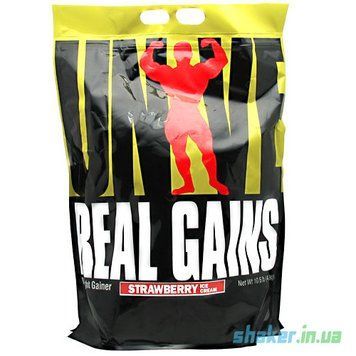 Гейнер для набора массы Universal Real Gains 4800 г vanilla ice cream