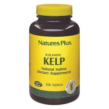 Бурі водорості з йодом Natures Plus Kelp 300 таблеток