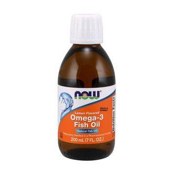 Омега 3 Now Foods Omega 3 Fish Oil 200 мл Лимон