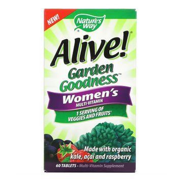 Витамины для женщин Nature&rsquo;s Way Alive Organic Garden Goodness Women 60 таблеток