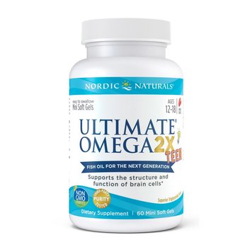 Омега 3 Nordic Naturals Ultimate Omega 2X Teen 60 мини капсул