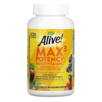 Комплекс вітамінів Nature&rsquo;s Way Max3 (With Iron) 180 таблеток