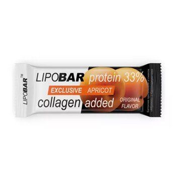 Протеїновий батончик Lipobar Exclusive 50 г Apricot