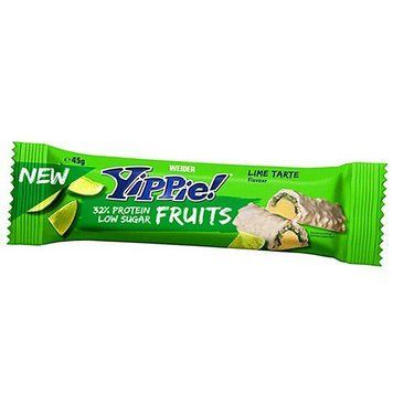 Протеїновий батончик Weider Yippie! Fruits 45 г lime tarte