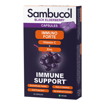 Вітаміни для імунітету Sambucol Immuno Forte Capsules 30 капсул