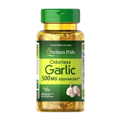 Экстракт чеснока Puritan's Pride Odorless Garlic 500 mg 250 капс без запаха
