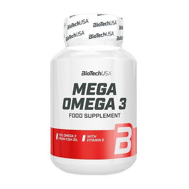 Мега Омега 3 BioTech Mega Omega 3 90 капс риб'ячий жир