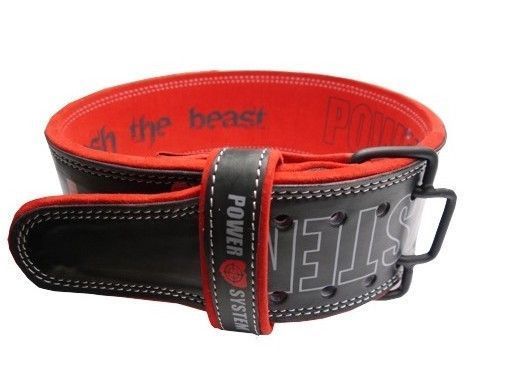 Пояс для тяжелой атлетики Power System Beast PS-3830 Black/Red XL