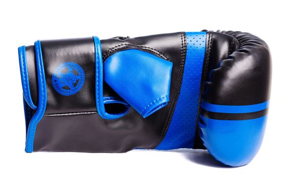 Снарядні рукавички PowerPlay 3025 Чорно-Сині XL