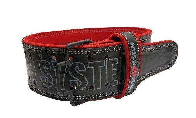 Пояс для тяжелой атлетики Power System Beast PS-3830 Black/Red XL