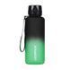 Пляшка Для Води UZspace Frosted Gradient Waterbottle 1500 мл Чорний/Зелений