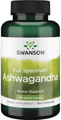 Ашваганда Swanson Ashwagandha 450 mg full spectrum 100 капсул