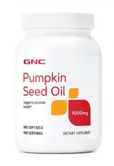 Масло семян тыквы GNC Pumpkin Seed Oil 1000 100 капсул