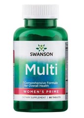 Вітаміни для жінок Swanson Multi Women`s Prime 90 таблеток
