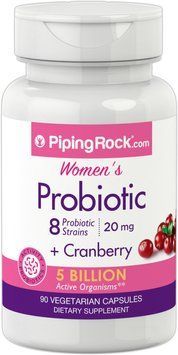 Пробіотики Piping Rock Women's Probiotic with Cranberry 90 капсул
