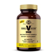 Комплекс вітамінів Solgar Formula V VM - 2000 90 таблеток