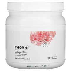 Thorne Research, Collagen Plus, маракуя, 17,5 унцій (495 г)