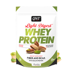 Сироватковий протеїн концентрат QNT Light Digest Whey protein 500 грам Фісташки