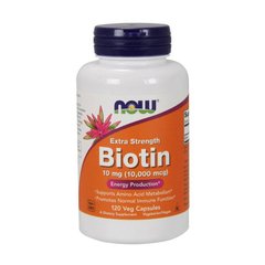 Биотин Now Foods Biotin 10,000 mcg (120 капс) витамин б7
