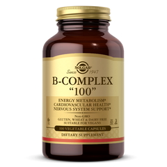 Комплекс витаминов группы Б Solgar B-Complex 100 (100 капс)
