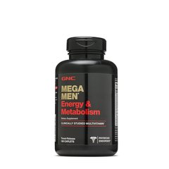 Вітаміни для чоловіків GNC Mega Men Energy & Metabolism (180 капс) мега мен