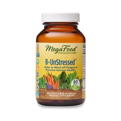 По-комплекс антистрес B-UnStressed, MegaFood, 60 таблеток