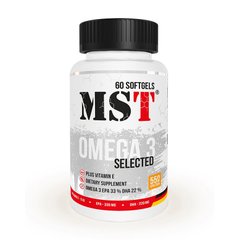 Омега 3 MST Omega 3 Selected 60 капсул