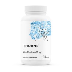Цинк Thorne Research Zinc Picolinate 15 mg 60 капсул