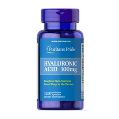 Гиалуроновая кислота Puritan's Pride Hyaluronic Acid 100 mg (120 капс) пуританс прайд
