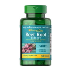 Екстракт кореня буряка Puritan's Pride Beet Root Extract 500 mg 90 капсул