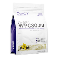 Сироватковий протеїн концентрат OstroVit Standard WPC 80 (900 г) Vanilla