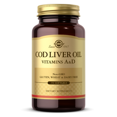 Жир печени трески Solgar COD Liver Oil (250 капс)