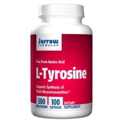 Л-Тирозин Jarrow Formulas L-Tyrosine 500 mg (100 капс) джарроу формула