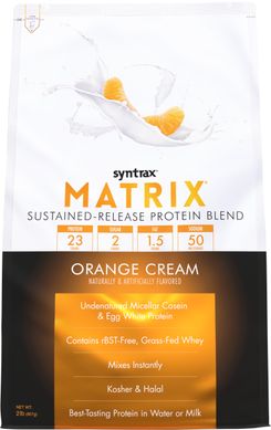 Комплексний протеїн Syntrax Matrix 907 г апельсин