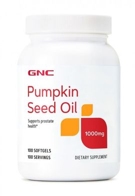 Масло семян тыквы GNC Pumpkin Seed Oil 1000 100 капсул