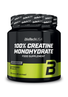 Креатин моногідрат BioTech 100% Creatine Monohydrate (300 г) без смаку
