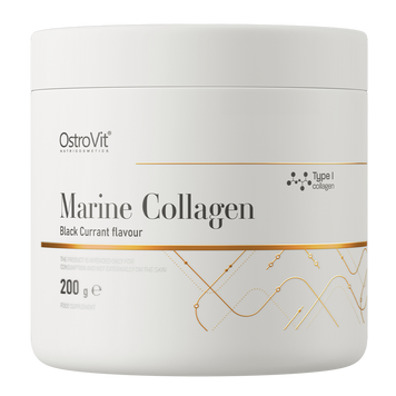 Морской коллаген OstroVit Collagen Marine 200 г black currant