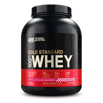 Сывороточный протеин изолят Optimum Nutrition EU Gold Standard 100% Whey 2280 г White Chocolate Raspberry