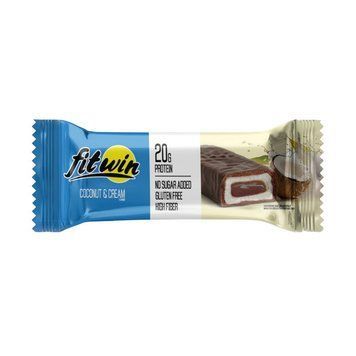 Протеиновый Батончик FitWin Bar No Sugar Added 60 г Coconut & Cream