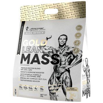 Гейнер для набору маси Kevin Levrone Gold Lean Mass 6000 грам Банан