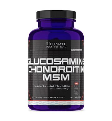 Глюкозамин хондроитин МСМ Ultimate Nutrition Glucosamine Chondroitin Msm 90 таб