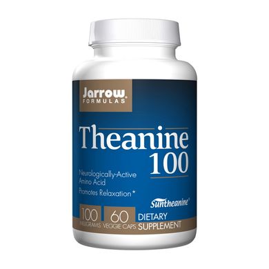 Л-теанин Jarrow Formulas L-Theanine 100 mg 60 капсул