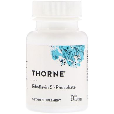 Рибофлавин 5 'Фосфат, Thorne Research, 60 Капсул