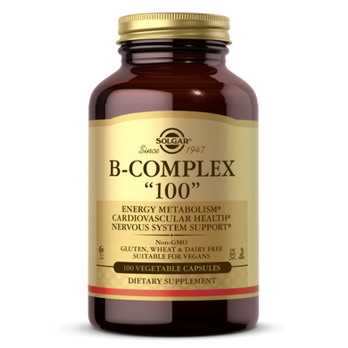 Комплекс вітамінів групи Б Solgar B-Complex 100 (100 капс)