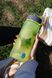 Пляшка для води CASNO 850 мл KXN-1183 Зелена + металевий вінчик