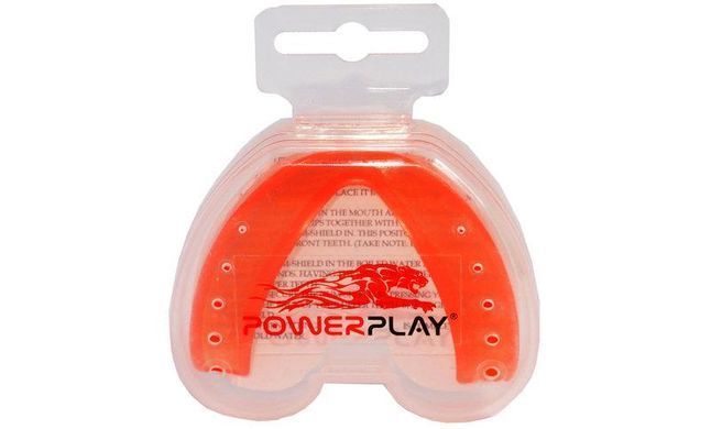 Капа боксерська PowerPlay 3305 SR Оранжева