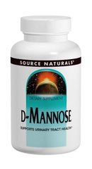 D-Манноза 500мг, Source Naturals, 60 капсул
